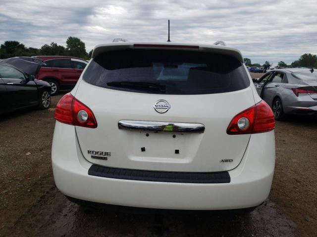 JN8AS5MV1EW722460 - 2014 NISSAN ROGUE SELE S WHITE photo 6