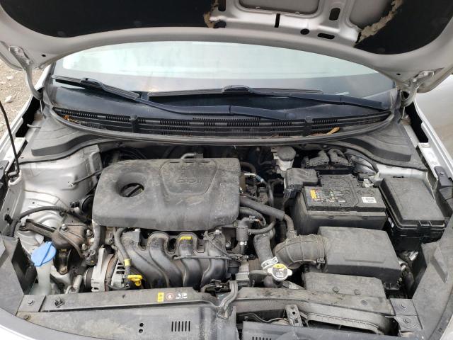 3KPA24AB5KE198770 - 2019 KIA RIO S GRAY photo 11