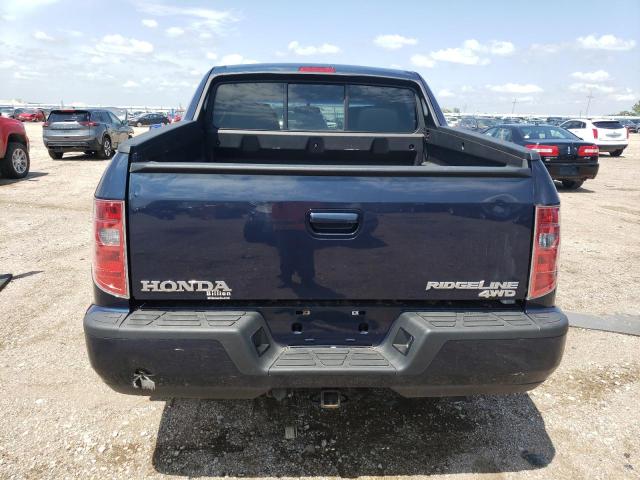 5FPYK1F42AB010973 - 2010 HONDA RIDGELINE RTS BLUE photo 6