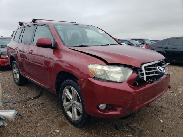 JTEES43A682030398 - 2008 TOYOTA HIGHLANDER SPORT RED photo 4