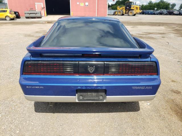 1G2FW21F5KL261590 - 1989 PONTIAC FIREBIRD TRANS AM BLUE photo 6