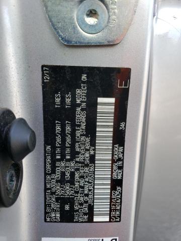 JTEBU5JR3J5531863 - 2018 TOYOTA 4RUNNER SR5/SR5 PREMIUM 银色 照片 13