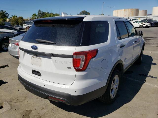 1FM5K8AR5GGB81802 - 2016 FORD EXPLORER POLICE INTERCEPTOR WHITE photo 3