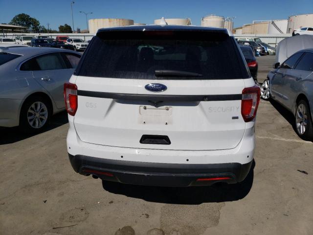 1FM5K8AR5GGB81802 - 2016 FORD EXPLORER POLICE INTERCEPTOR WHITE photo 6