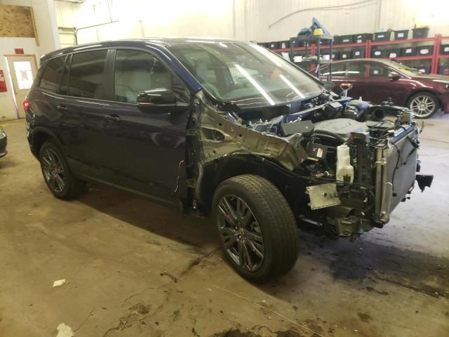 5FNYF8H58MB026045 - 2021 HONDA PASSPORT EXL Azul foto 4