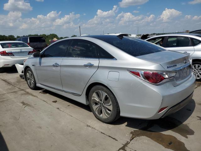 KMHEC4A45FA123684 - 2015 HYUNDAI SONATA HYBRID SILVER photo 2