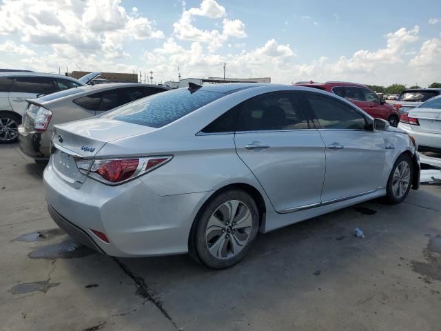 KMHEC4A45FA123684 - 2015 HYUNDAI SONATA HYBRID SILVER photo 3