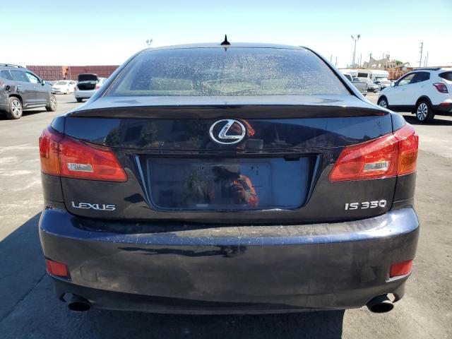 JTHBE262X75013574 - 2007 LEXUS IS 350 BLUE photo 6