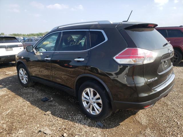 KNMAT2MV5FP525858 - 2015 NISSAN ROGUE S GRAY photo 2