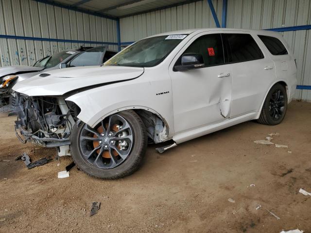 1C4SDJCT6MC522788 - 2021 DODGE DURANGO R/T WHITE photo 1