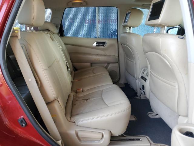 5N1AR2MN0EC638729 - 2014 NISSAN PATHFINDER S RED photo 11