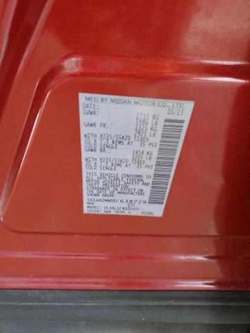 5N1AR2MN0EC638729 - 2014 NISSAN PATHFINDER S RED photo 13