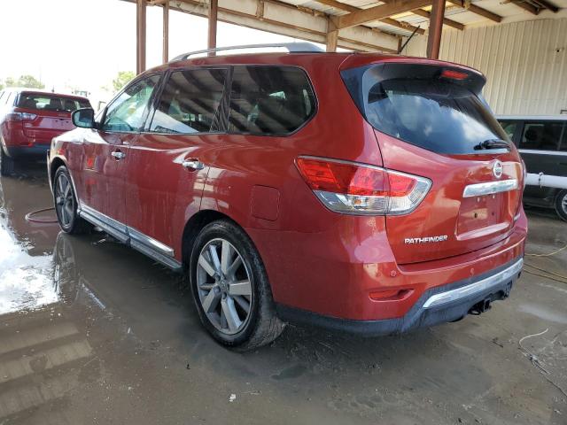 5N1AR2MN0EC638729 - 2014 NISSAN PATHFINDER S RED photo 2
