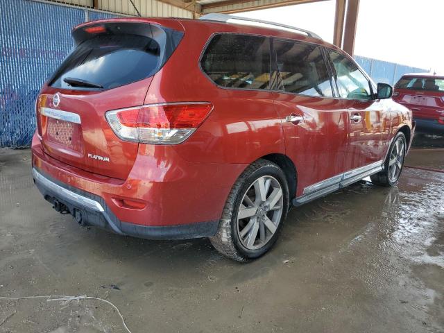 5N1AR2MN0EC638729 - 2014 NISSAN PATHFINDER S RED photo 3