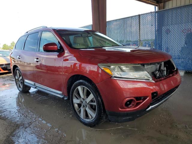 5N1AR2MN0EC638729 - 2014 NISSAN PATHFINDER S RED photo 4