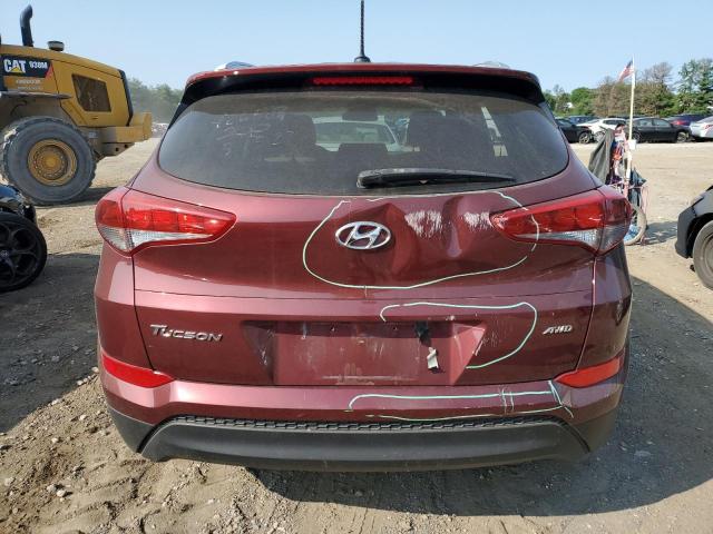 KM8J3CA40GU116120 - 2016 HYUNDAI TUCSON LIMITED BURGUNDY photo 6