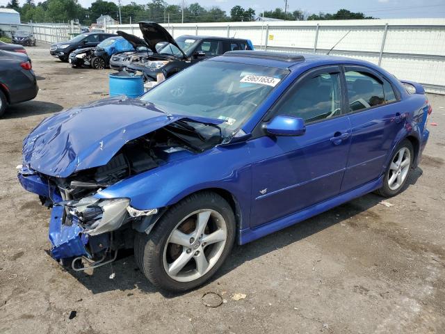 1YVHP84D155M24933 - 2005 MAZDA 6 S BLUE photo 1