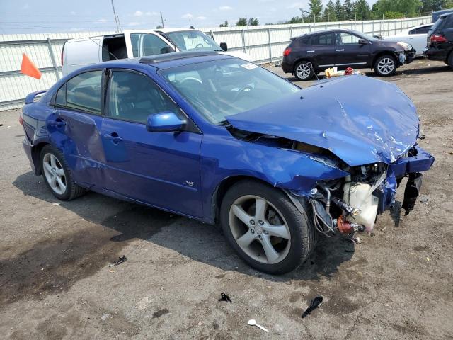 1YVHP84D155M24933 - 2005 MAZDA 6 S BLUE photo 4