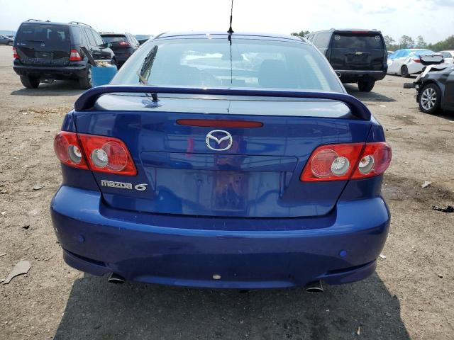 1YVHP84D155M24933 - 2005 MAZDA 6 S BLUE photo 6