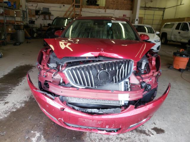 1G4PT5SV9E4208451 - 2014 BUICK VERANO PREMIUM RED photo 5