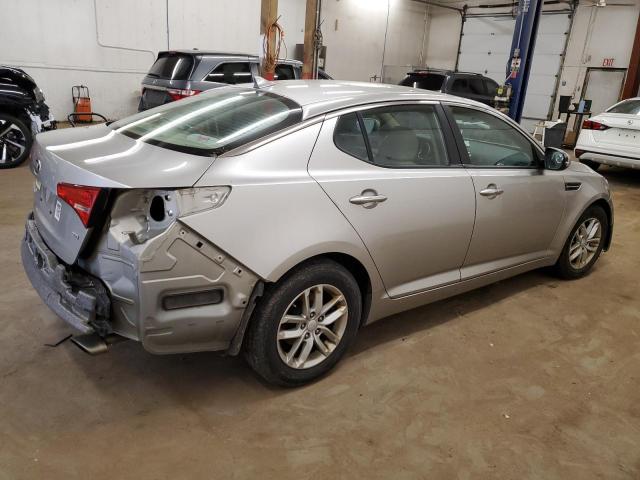 KNAGM4A76D5327255 - 2013 KIA OPTIMA LX SILVER photo 3