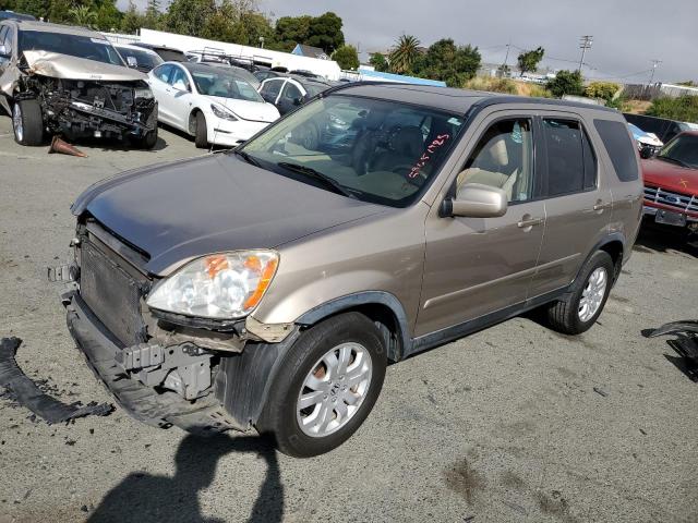 JHLRD78906C018483 - 2006 HONDA CR-V SE GOLD photo 1