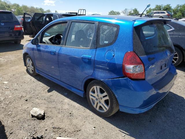 JHMGD38657S042710 - 2007 HONDA FIT S 蓝色 照片 2
