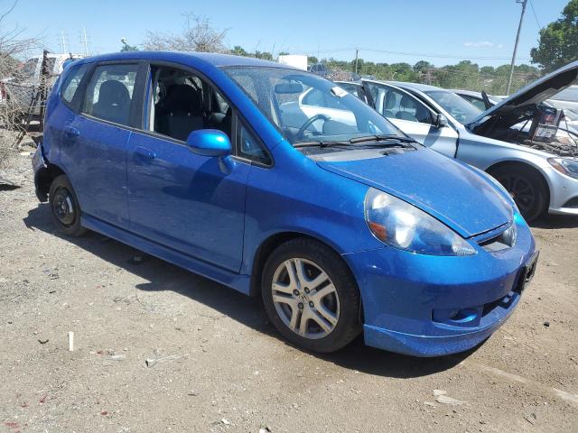 JHMGD38657S042710 - 2007 HONDA FIT S 蓝色 照片 4