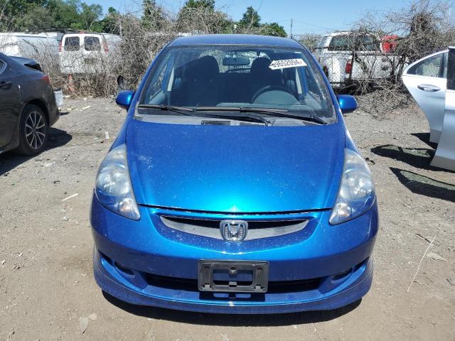 JHMGD38657S042710 - 2007 HONDA FIT S 蓝色 照片 5
