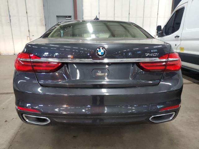 WBA7E4C58HGU99077 - 2017 BMW 740 XI GRAY photo 6