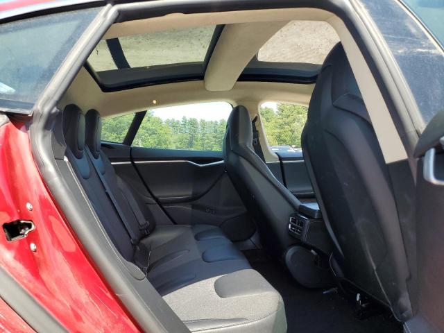 5YJSA1E21GF149356 - 2016 TESLA MODEL S 红色 照片 10