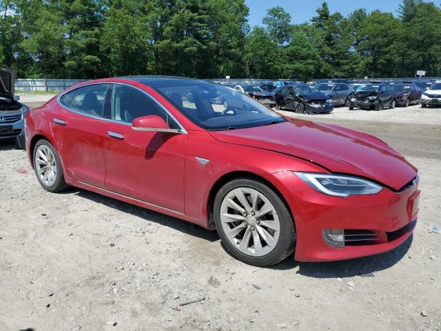 5YJSA1E21GF149356 - 2016 TESLA MODEL S 红色 照片 4