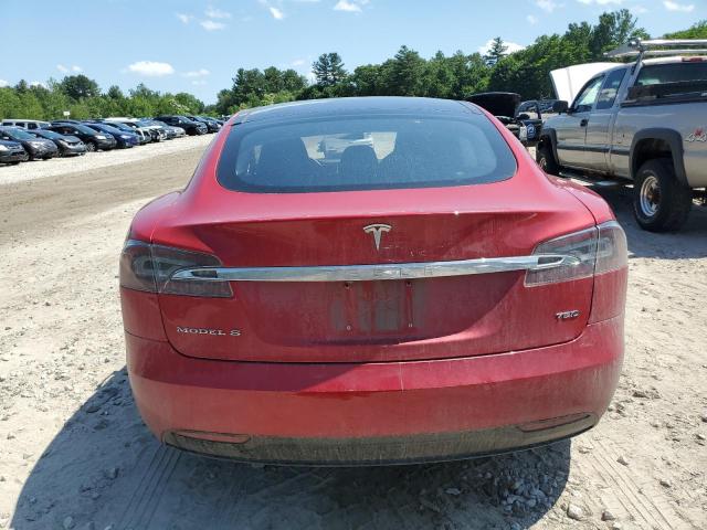 5YJSA1E21GF149356 - 2016 TESLA MODEL S 红色 照片 6