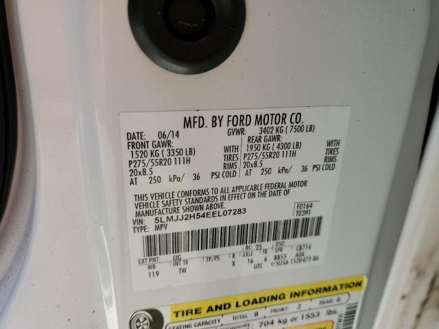 5LMJJ2H54EEL07283 - 2014 LINCOLN NAVIGATOR 白色 照片 13