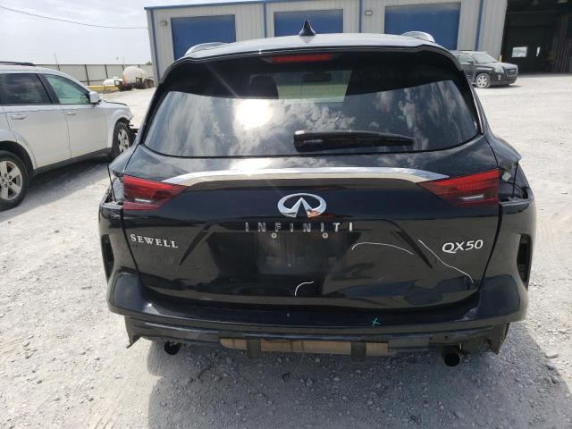 3PCAJ5BA4MF114465 - 2021 INFINITI QX50 LUXE BLACK photo 6