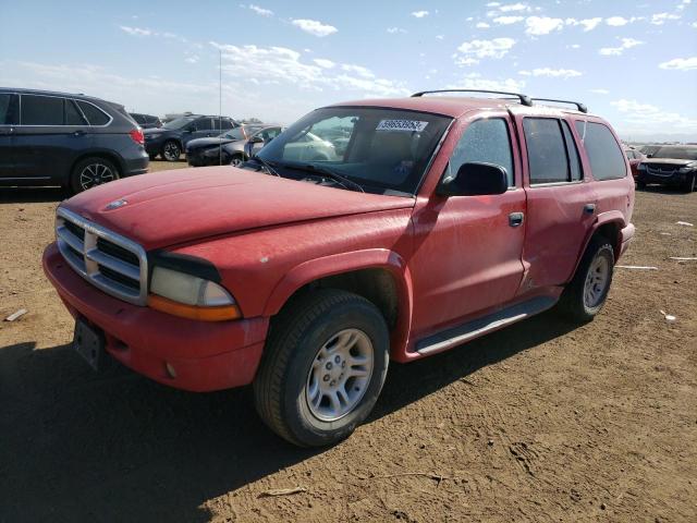 1B4HS58N42F149499 - 2002 DODGE DURANGO SLT PLUS RED photo 1