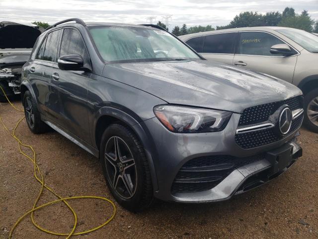 4JGFB5KB2MA452835 - 2021 MERCEDES-BENZ GLE 450 4MATIC GRAY photo 4