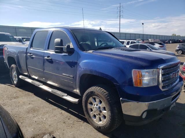 1GT120CGXEF147387 - 2014 GMC SIERRA K2500 SLE BLUE photo 4