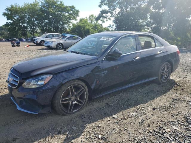 WDDHF8JB6EB026653 - 2014 MERCEDES-BENZ E 350 4MATIC BLUE photo 1