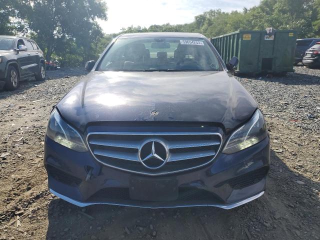 WDDHF8JB6EB026653 - 2014 MERCEDES-BENZ E 350 4MATIC BLUE photo 5