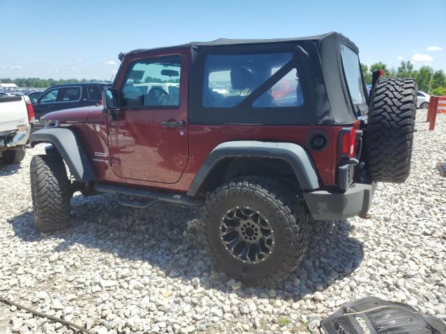 1J4AA2D18AL113138 - 2010 JEEP WRANGLER SPORT BURGUNDY photo 2