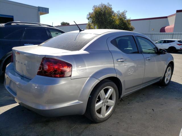 1C3CDZAB8DN664789 - 2013 DODGE AVENGER SE SILVER photo 3