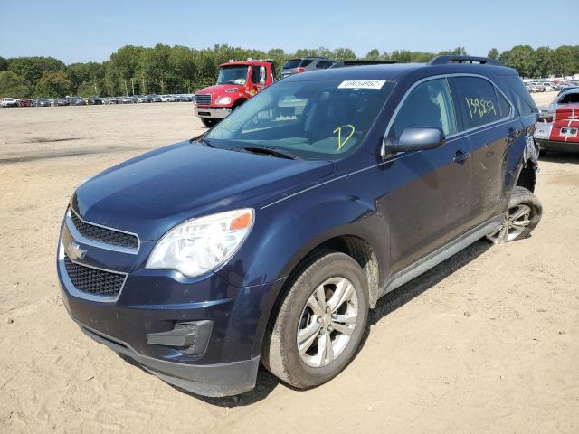 2GNALBEKXF1153068 - 2015 CHEVROLET EQUINOX LT BLUE photo 2