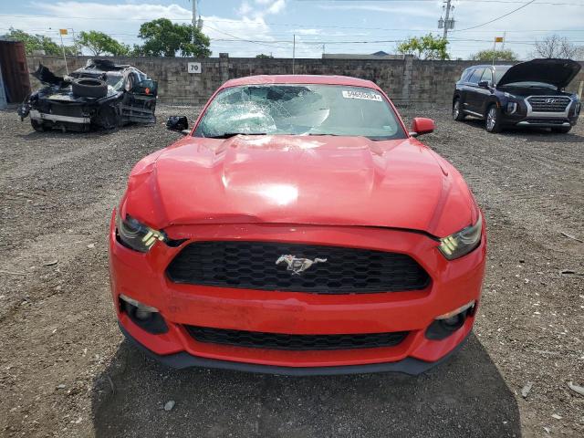 1FA6P8TH2H5281843 - 2017 FORD MUSTANG RED photo 5