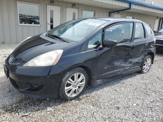 JHMGE88419S010963 - 2009 HONDA FIT SPORT BLACK photo 1