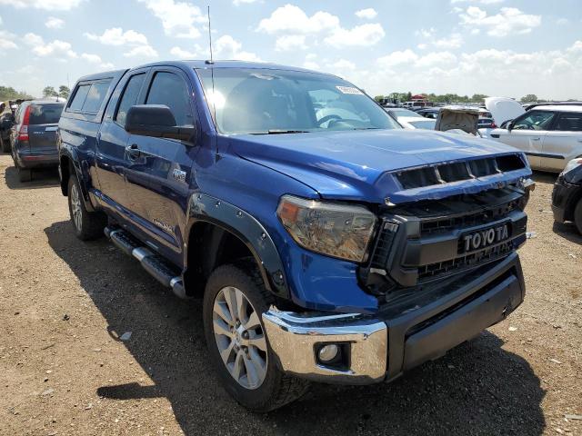 5TFUW5F10FX479811 - 2015 TOYOTA TUNDRA DOUBLE CAB SR/SR5 BLUE photo 4