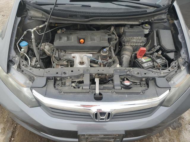 2HGFB2F94CH509189 - 2012 HONDA CIVIC EXL GRAY photo 11