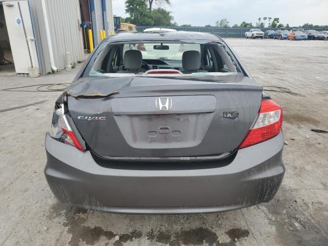 2HGFB2F94CH509189 - 2012 HONDA CIVIC EXL GRAY photo 6