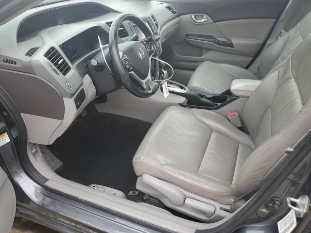 2HGFB2F94CH509189 - 2012 HONDA CIVIC EXL GRAY photo 7