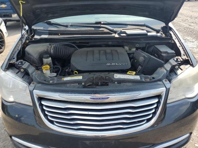 2C4RC1CG2CR340693 - 2012 CHRYSLER TOWN & COU TOURING L GRAY photo 12